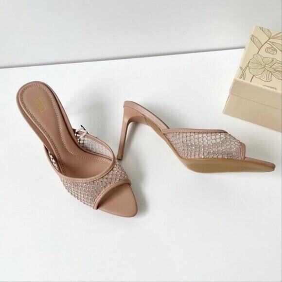 ZARA Embellished Heels NWT - Picture 9 of 16